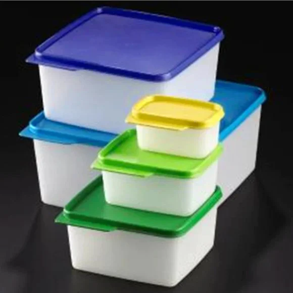 Tupperware Nesting Stackable Storage Containers - 5 Piece Set - Picture 1 of 6